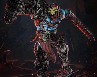 MOTU – Trap Jaw | Steel Reaver STL Statue | 3D Print Model | Digital STL File