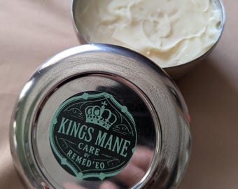Kings Mane Care Highly Moisturizing 8oz Shave Soap with Beta-Carotin /vitamins A&E