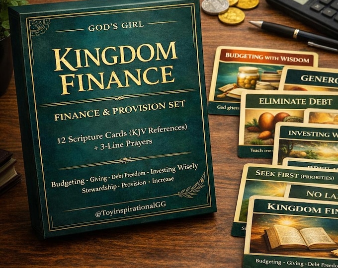 Biblical Wealth Creator Scripture Cards, 12 Financial Abundance Bible Verses