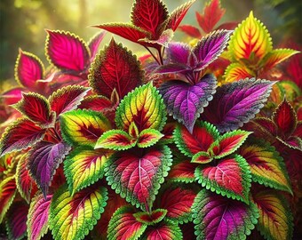 100 Coleus Variety Mix Seeds Colorful Heirloom Garden Plants