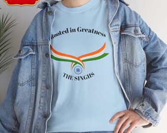 Rooted in Greatness Tricolor Tee | Indian Flag Motif, The Sniper