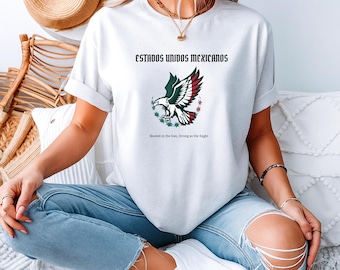 Aguila Mexicana Tee  Estados Unidos Mexicanos Mexican Eagle Graphic