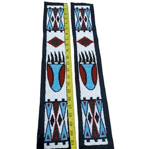 Handmade Beadwork for Powwow Regalia | Native American Inspired Beads | Custom Beadwork | Festival Accessories BDA36 image 3