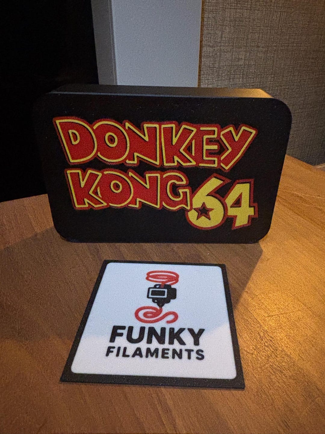 Donkey Light Box Donkey Kong 3D Printed Light Box Usb Powered - Etsy UK