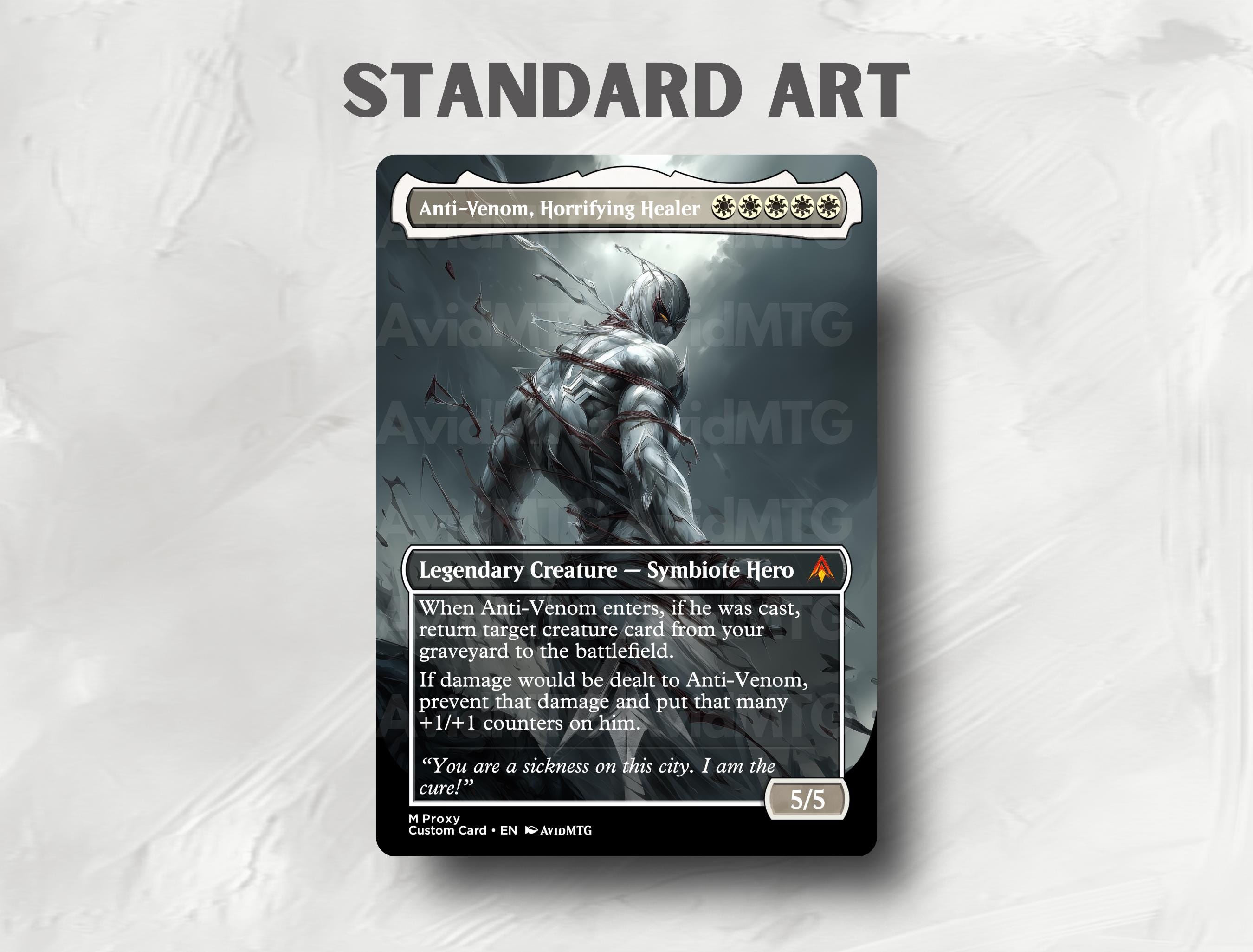 anti venom mtg card 401 Games Canada Venom Serum Anti-Venom, Horrifying Healer MTG:SPIDER-MAN Set