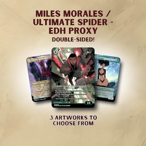 Miles / Ultimate Spider - Tarjeta personalizada