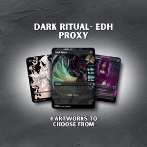 mtg cards like dark ritual Mystical Archive | Magic the Necromancer Mtg Dark Ritual - Etsy