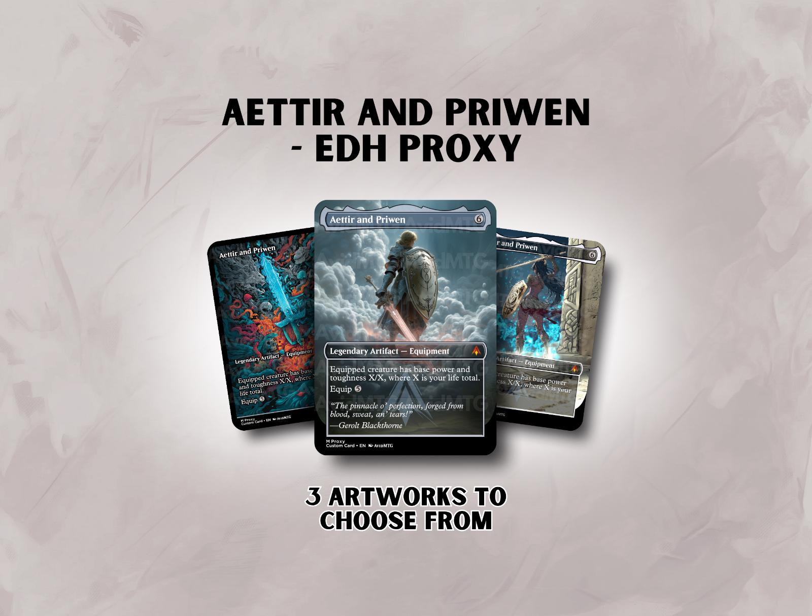aettir and priwen mtg card (Borderless) Universes Beyond: Final Fantasy (FIN) #350 Aettir and Priwen - FINAL