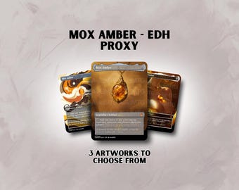 Mox Amber - Custom Card