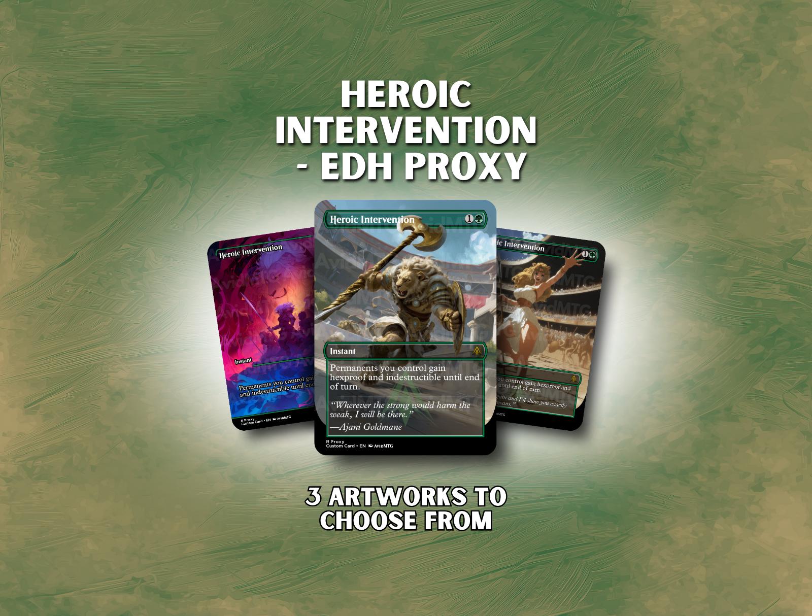 Mtg Heroic Intervention - Etsy