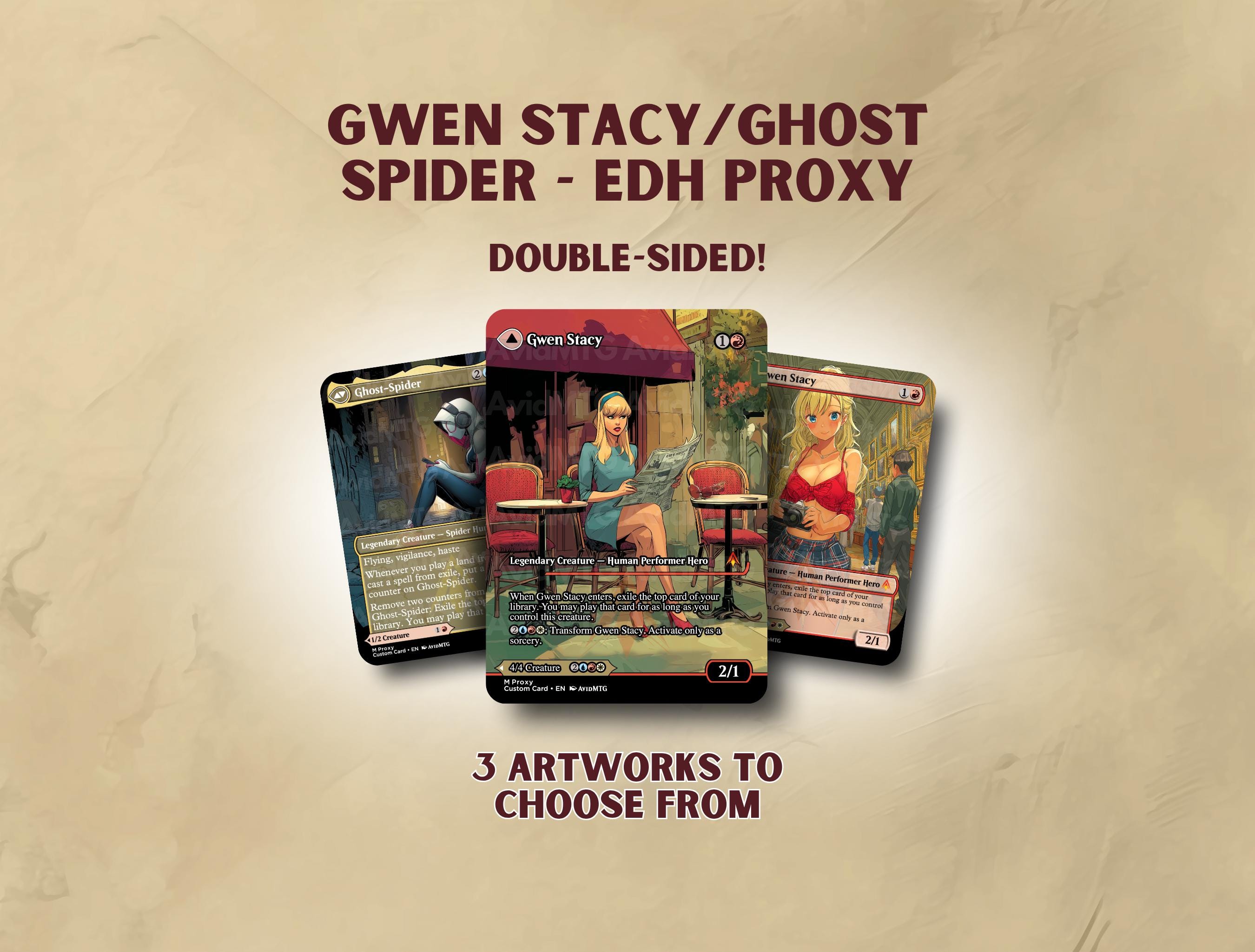 ghost spider mtg card Ghost-Spider Gwen Stacy Foil - SPM main image 1