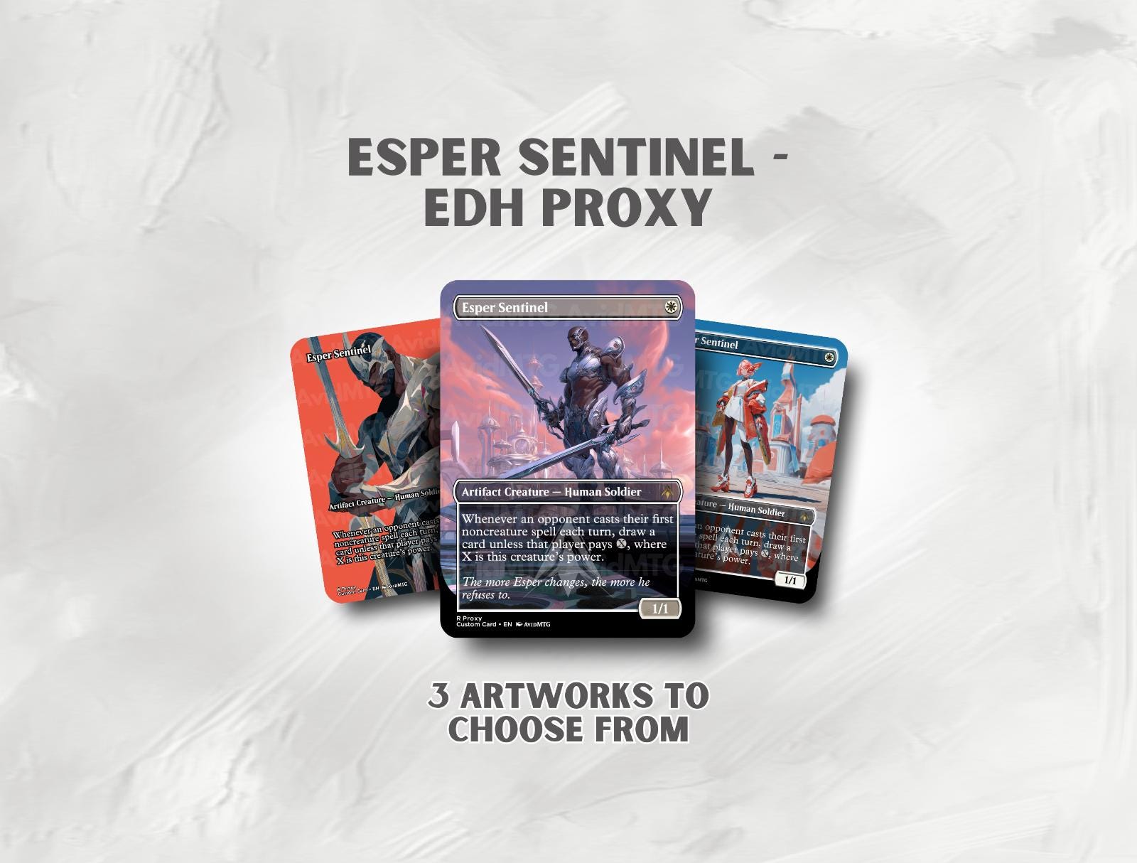 Mtg proxy esper sentinel - Etsy 日本