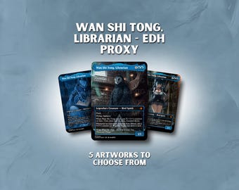 Wan Shi Tong, bibliotecario - Tarjeta personalizada