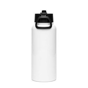 Trail King Stainless Steel Water Bottle – Black Nature Outdoor Gear | Hiking & Adventure Bottle | Insulated Water Bottle