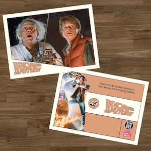 Time Travel Works - 45 - Tillbaka till framtiden i vintagestil, anpassat samlarkort