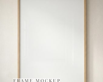 Holzrahmen-Modell, 4: 5-Vertikal-PSD-Modell, Minimalrahmen-Modell, neutrales Wandmodell, Poster-Modell, bearbeitbares Rahmenmodell