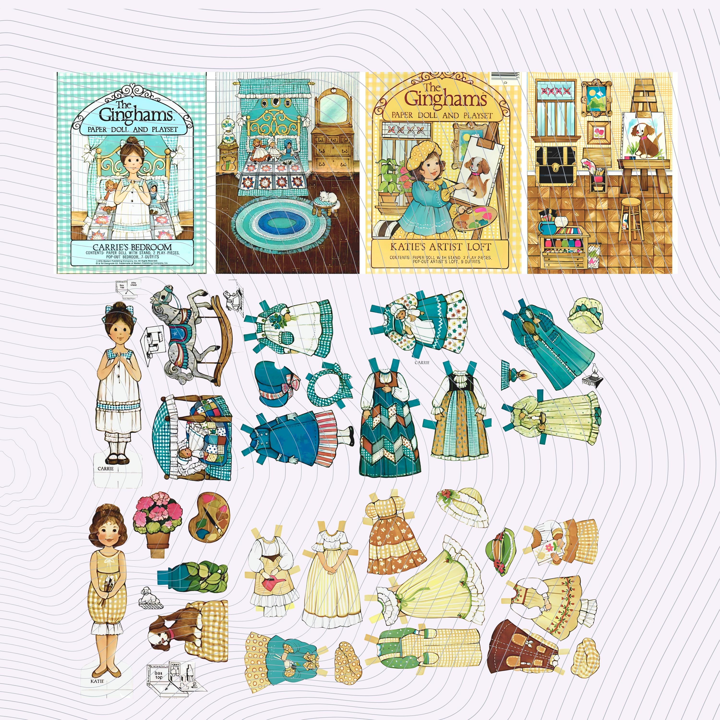 Vintage Paperdoll Books - Etsy