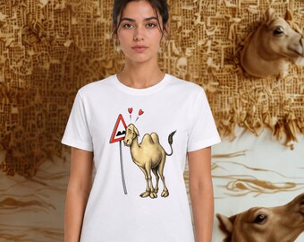 Camel Tshirt,Funny Camel Crush T-Shirt: Absurd Humor Desert Rizz Tee,Funny tshirt,