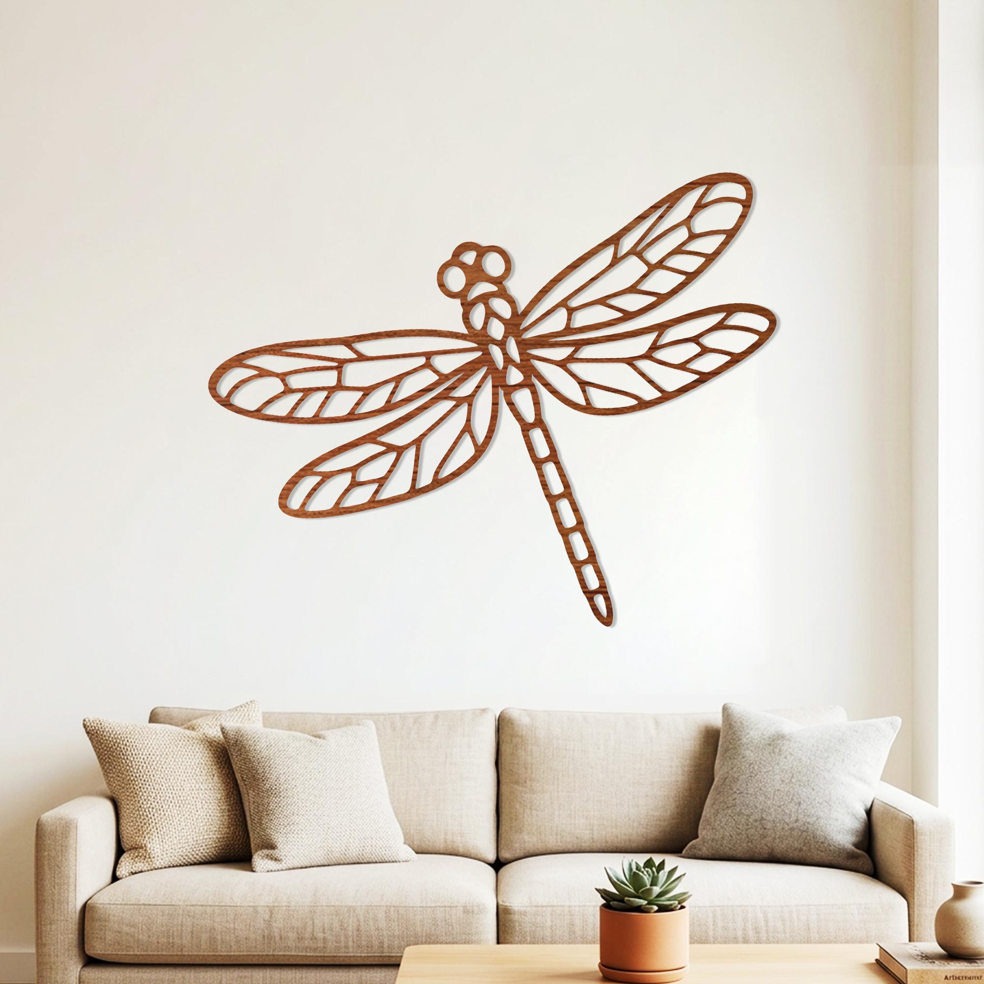 Dragonfly SVG DXF PNG | Dragonfly Silhouette Laser Cut File | Cricut ...