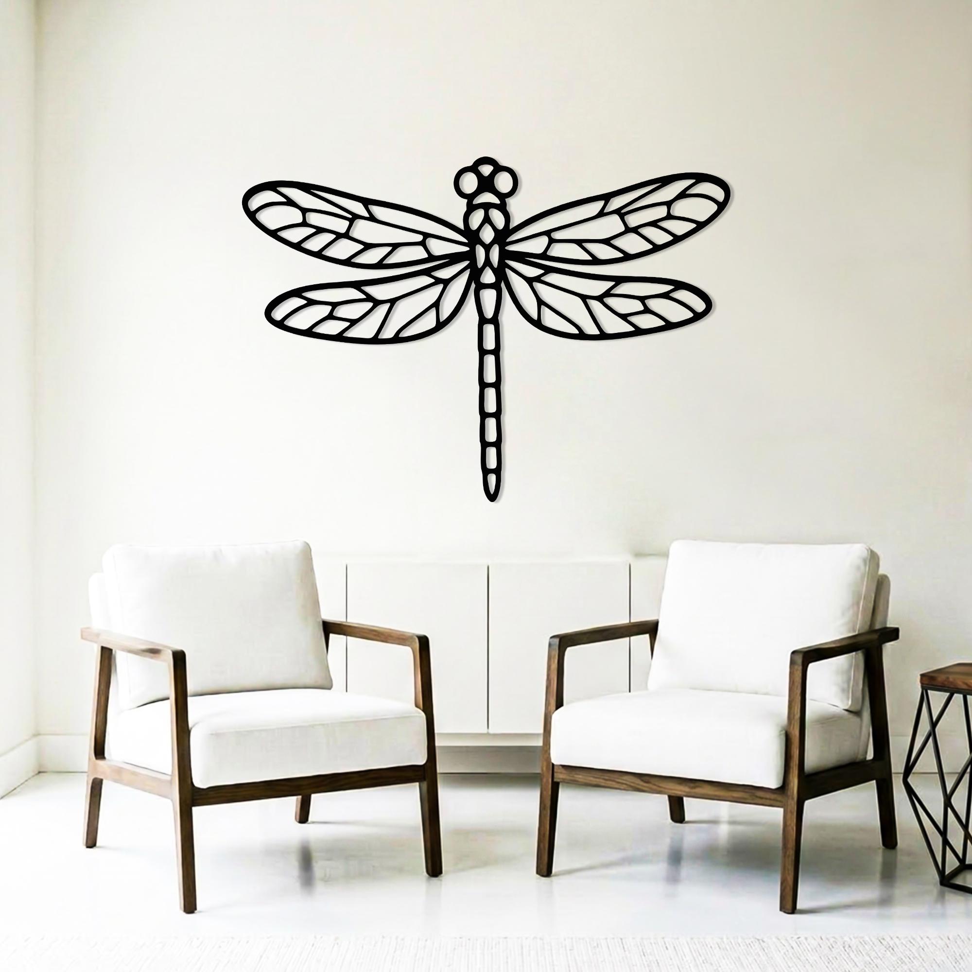 Dragonfly SVG DXF PNG | Dragonfly Silhouette Laser Cut File | Cricut ...