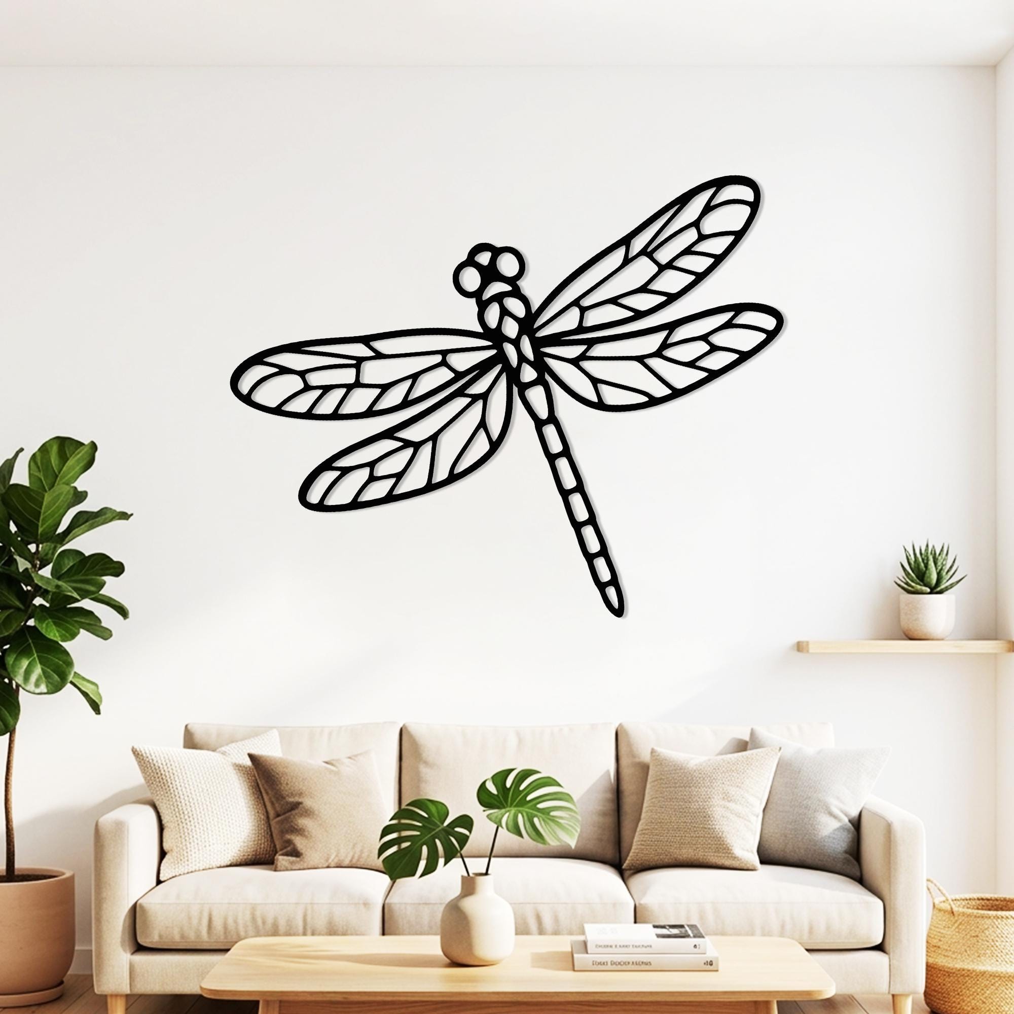 Dragonfly SVG DXF PNG | Dragonfly Silhouette Laser Cut File | Cricut ...