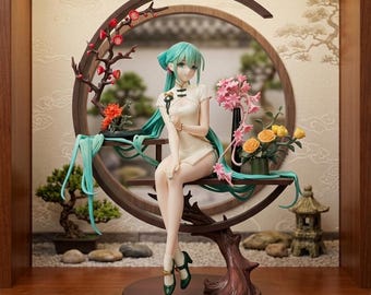 25CM Hatsune Miku Anime Figure - Kawaii PVC Model Doll - Collectible Christmas Ornament Gift