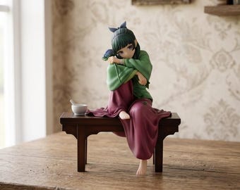The Apothecary Diaries Maomao PVC Figure With Table – Anime Collectible Statue Gift