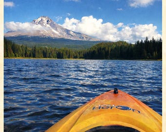 Trillium Lake ODER Poster