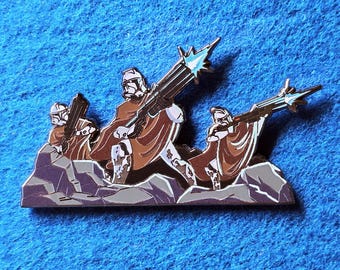 Clone Wars 2003 Battle 2.75" Enamel Pin with Glow in the Dark