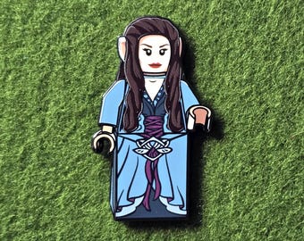 Minifigur Arwen 4,6 cm Emaille Pin