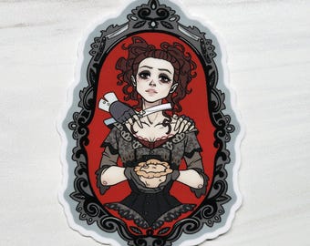 Mrs. Lovett Sweeney Todd Sticker 3"
