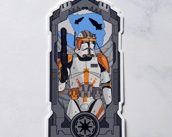 Sticker Kommandant Cody 10cm