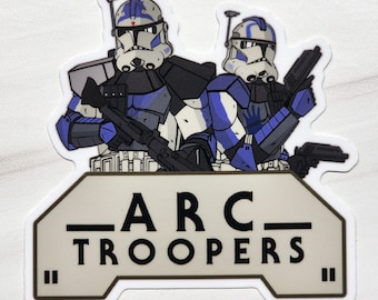 Sticker Clone Wars ARC Troopers 7,5 cm