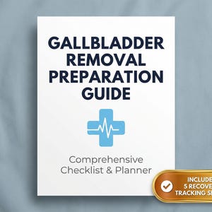 Gallbladder Surgery Planner Printable | Cholecystectomy Recovery Binder