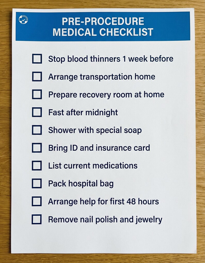 ACL Reconstruction Planner | Knee Surgery Recovery Checklist (PDF) - Etsy