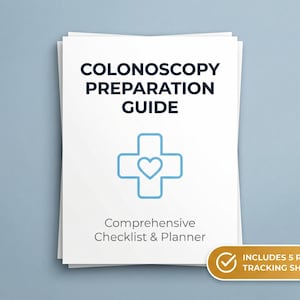 Colonoscopy Prep Planner Printable | Procedure Preparation Guide | GI Checklist