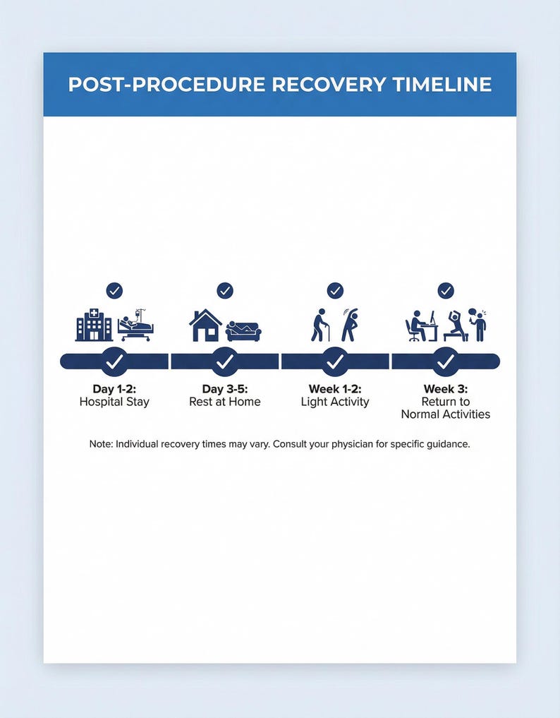 Appendectomy Surgery Planner Printable | Appendix Removal Recovery ...