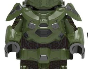 Halo Master Chief Minifigure Keychain