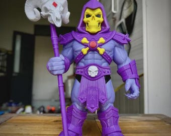 3D Printed Skeletor Statue 9 inch Tall