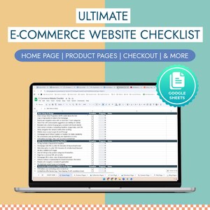 Ultimate E-Commerce Website Checklist | Shopify Etsy WooCommerce Store Audit Guide, How To Optimize Your Online Store & Sell More