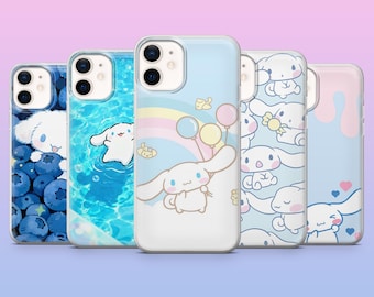 Cinnamoroll Phone Case Cute Puppy Kawaii Cover for iPhone 17, 16, 15, 14, 13, 12, Samsung S25, S24, S23, S22, A16, A26, Pixel 10,9