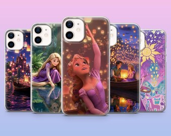 Rapunzel Phone Case Disney Princess Cover for iPhone 17, 16, 15, 14, 13, 12, Samsung S25, S24, S23, S22, A16, A26, Pixel 10,9