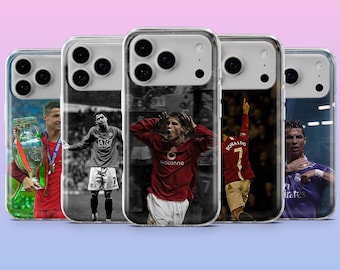 Cristiano Ronaldo Phone Case CR7 Football Cover for iPhone 17, 16, 15, 14, 13, 12, Samsung S25, S24, S23, S22, A16, A26, Pixel 10, 9