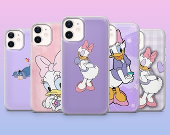Daisy Duck Phone Case Cartoon Duck  Cover for iPhone 17, 16, 15, 14, 13, 12, Samsung S25, S24, S23, S22, A16, A26, Pixel 10,9