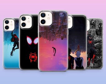 Miles Morales Phone Case SpiderMan Marvel Cover for iPhone 17, 16, 15, 14, 13, 12, Samsung S25, S24, S23, S22, A16, A26, Pixel 10,9