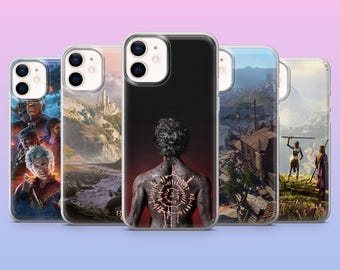 Baldurs Gate 3 Phone Case Astarion Fantasy Cover for iPhone 17, 16, 15, 14, 13, 12, Samsung S25, S24, S23, S22, A16, A26, Pixel 10,9