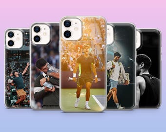 Carlos Alcaraz Phone Case Famous Athlete Cover for iPhone 17, 16, 15, 14, 13, 12, Samsung S25, S24, S23, S22, A16, A26, Pixel 10, 9Pro