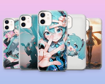 Hatsune Miku Phone Case Anime Singer Cover for iPhone 17, 16, 15, 14, 13, 12, Samsung S25, S24, S23, S22, A16, A26, Pixel 10,9