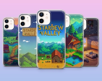 Stardew Valley Phone Case Pixel Farm Game Cover for iPhone 17, 16, 15, 14, 13, 12, Samsung S25, S24, S23, S22, A16, A26, Pixel 10,9