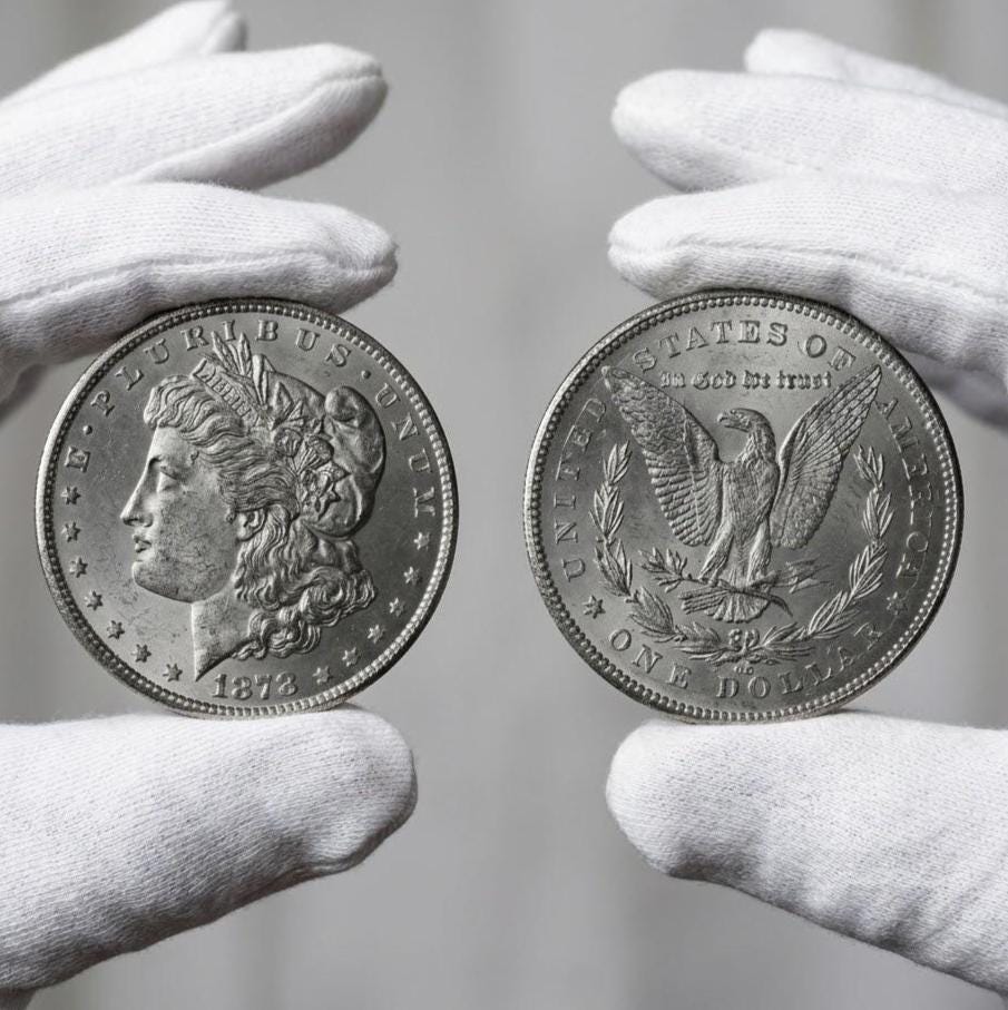 1878 morgan dollar - Etsy 日本
